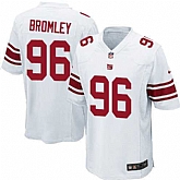 Nike Men & Women & Youth Giants #96 Bromley White Team Color Game Jersey